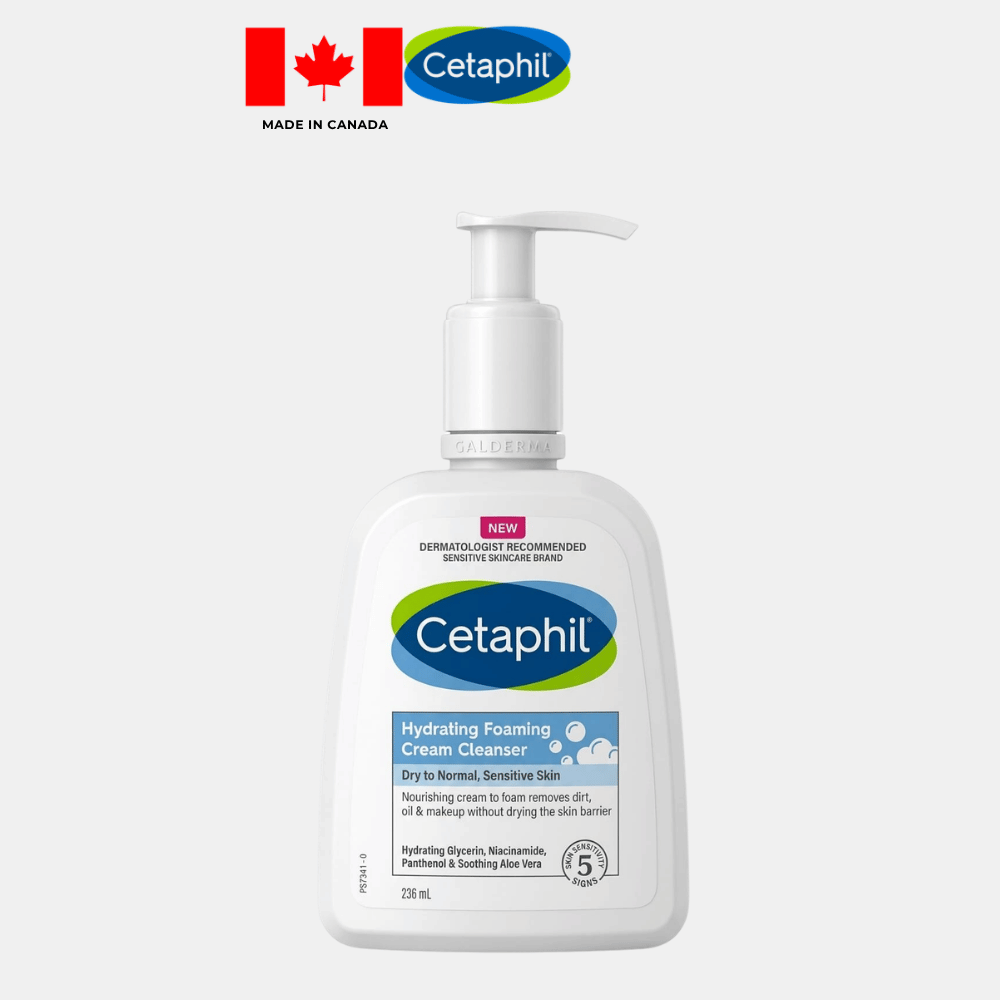 Cetaphil Hydrating Foaming Cream Cleanser
