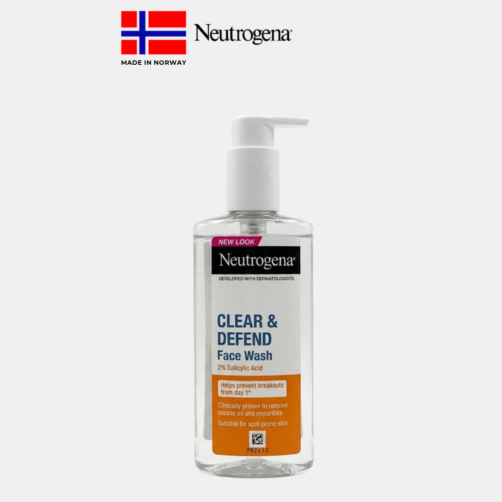 Neutrogena Clear & Defend 2% Salicylic Acid Face Wash