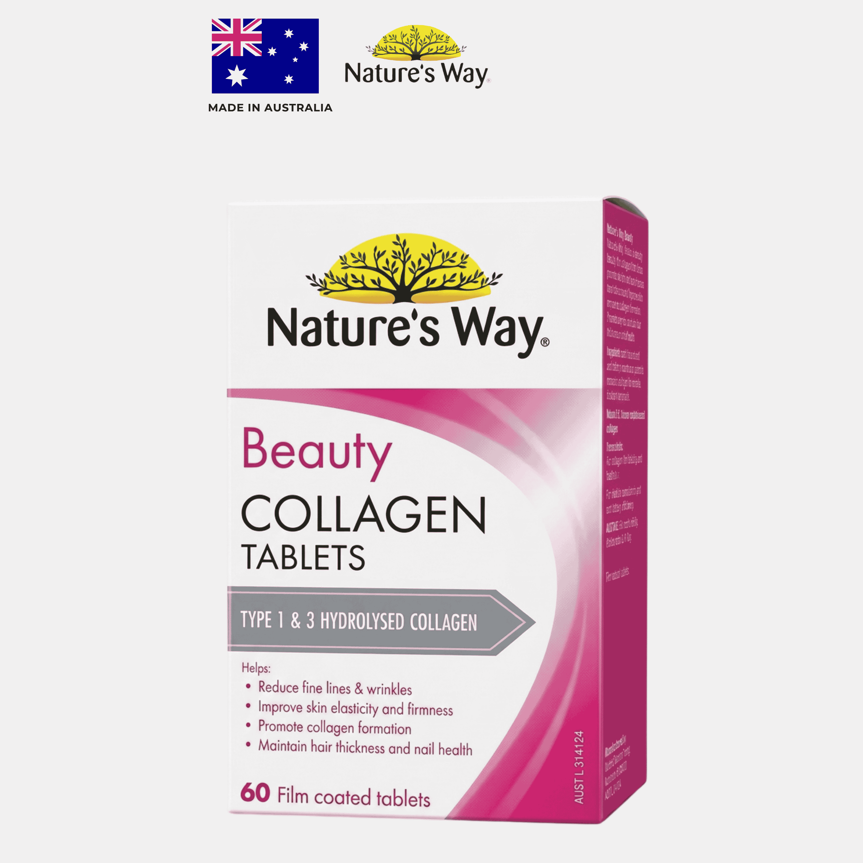 Nature’s Way Beauty Collagen Plus – 60 Tablets