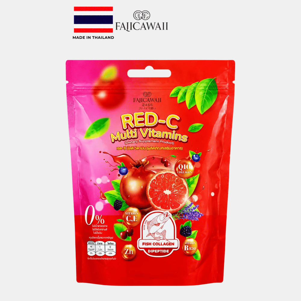 Faiicawaii - Red-C Multi Vitamins Dietary Supplement - 300g / 30 Sachets